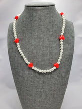 Load image into Gallery viewer, Lady in Red Heart Necklace
