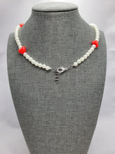 Load image into Gallery viewer, Lady in Red Heart Necklace
