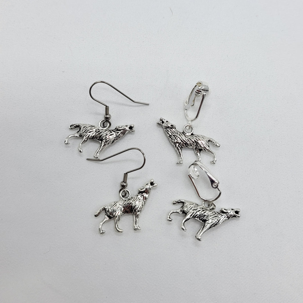 Wolf Earrings