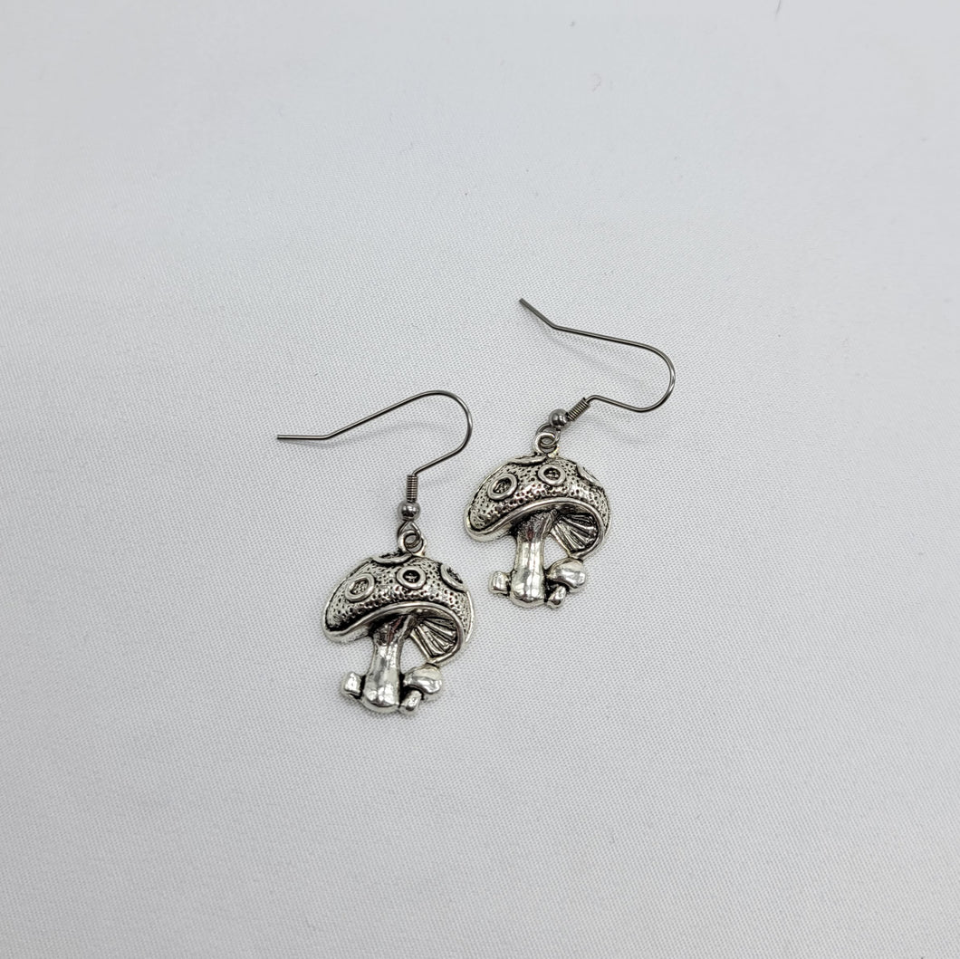 Double Mushroom Earrings