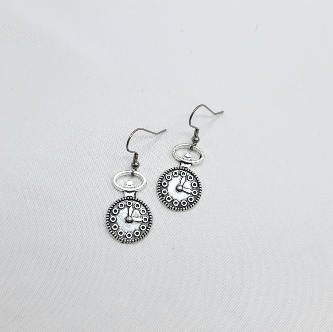 I'm late I'm late! Earrings