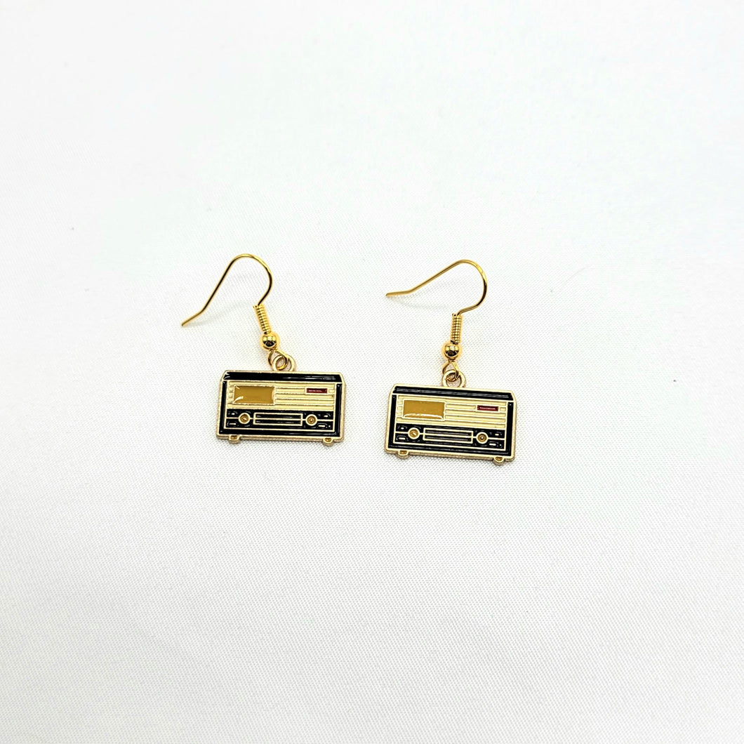 Transistor Radio Earrings
