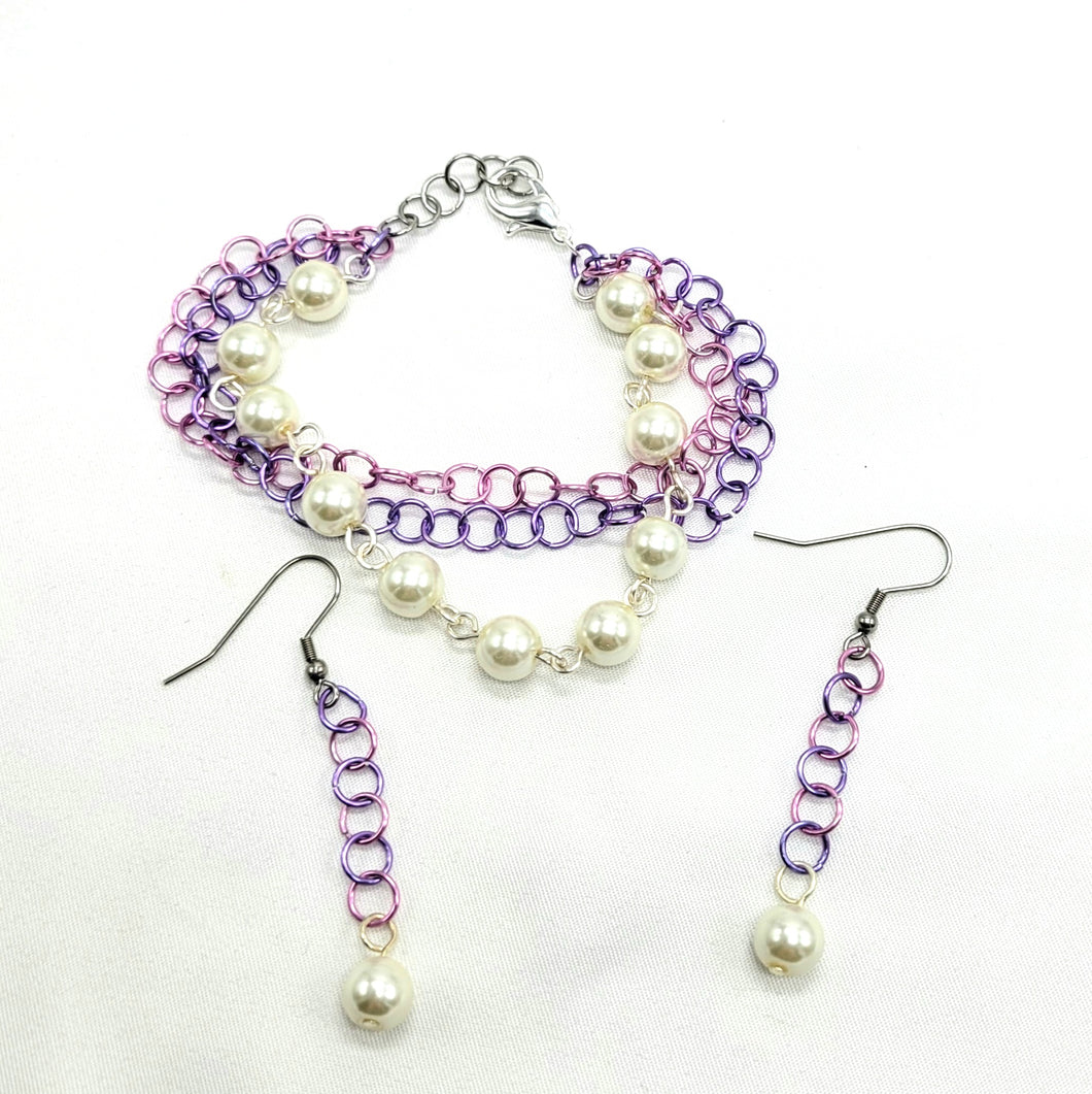 Bracelet and Earring Set