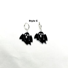 Load image into Gallery viewer, Halloween Ghost Huggie Earrings
