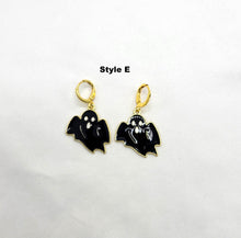 Load image into Gallery viewer, Halloween Ghost Huggie Earrings
