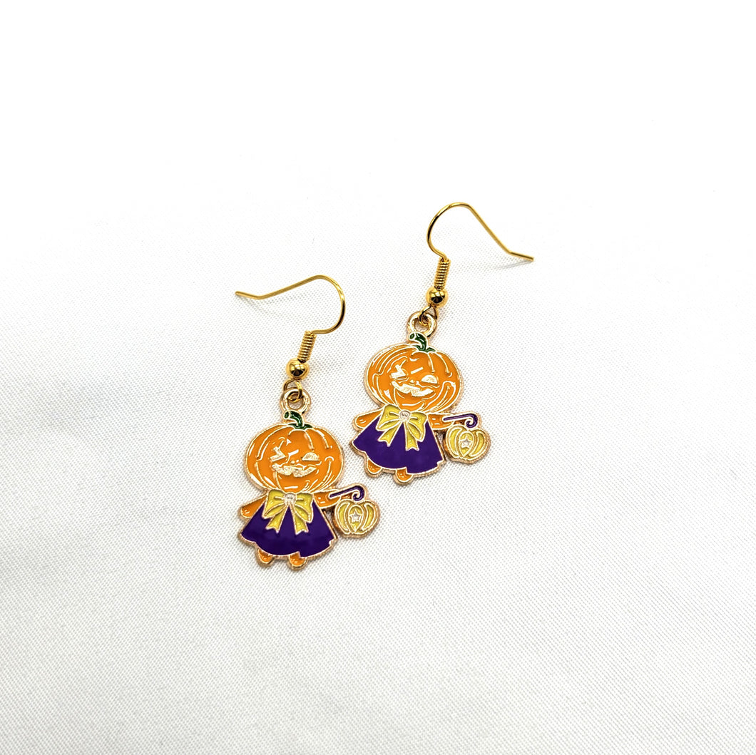 Halloween Character Enamel Earrings