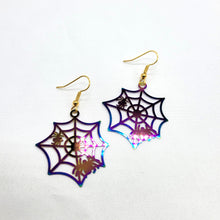 Load image into Gallery viewer, Laser Cut Spider Web Earrings
