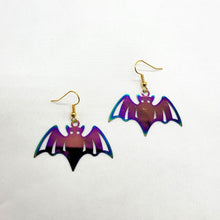 Load image into Gallery viewer, Laser cut bat earrings
