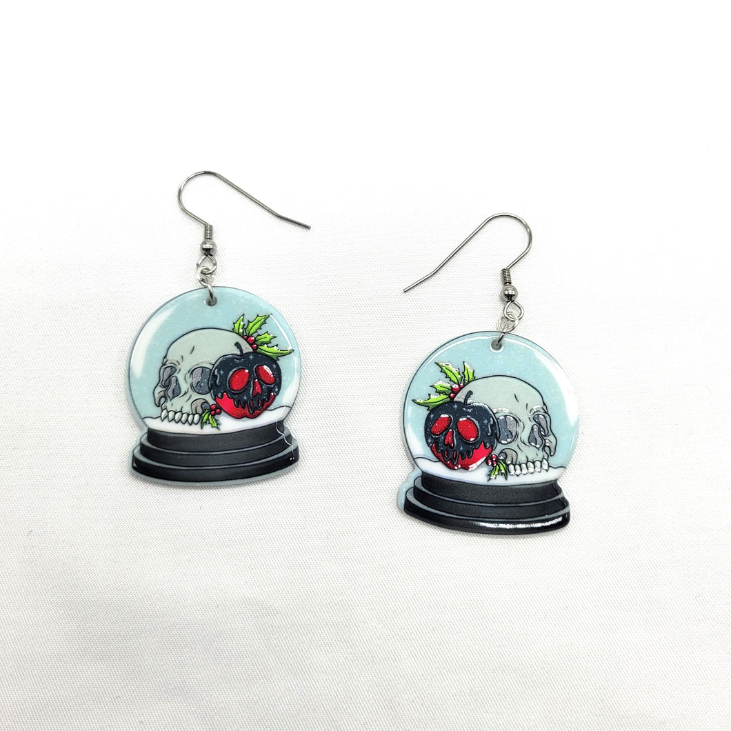 Twisted Christmas Acrylic Resin earrings