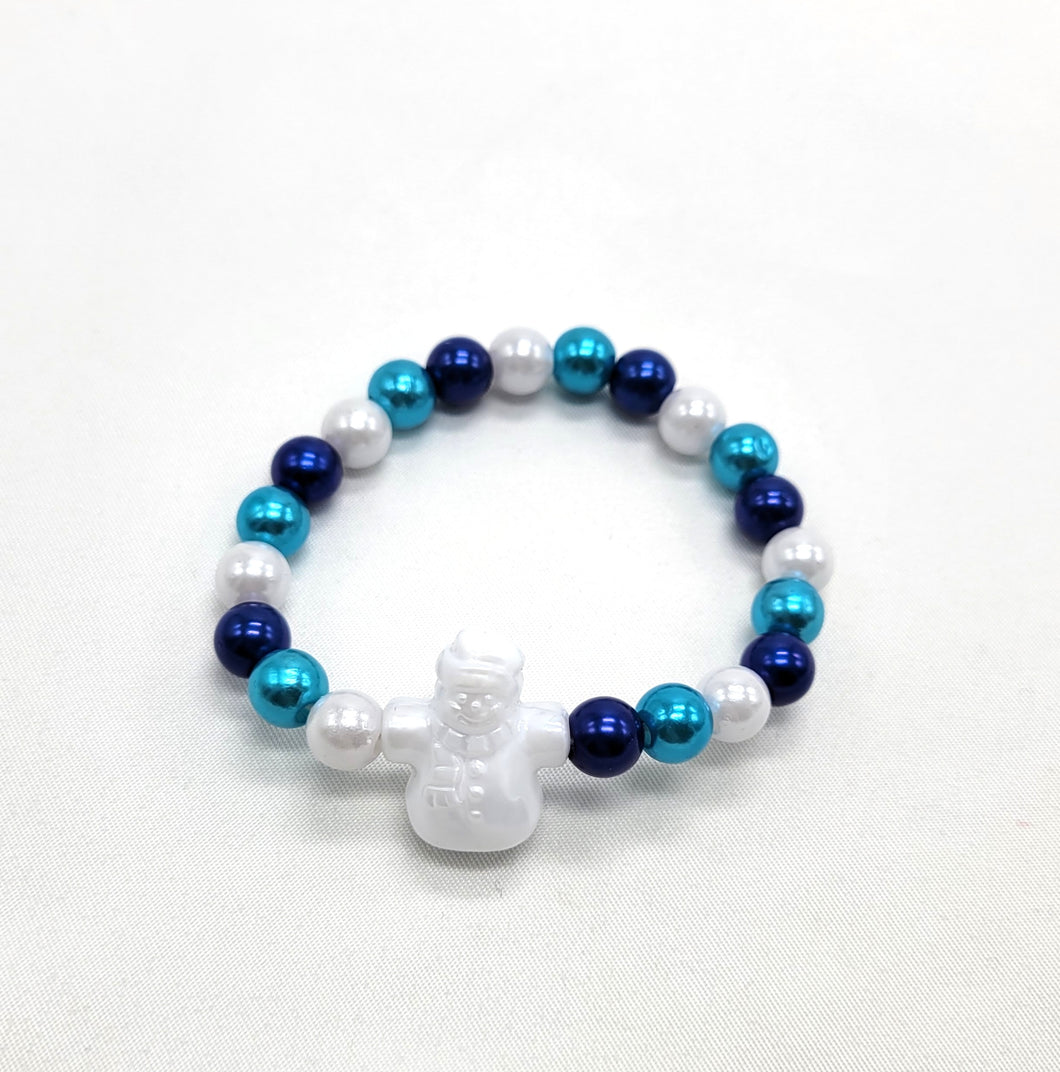 Snowman Kandi Bracelet