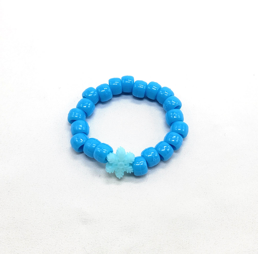 Snowflake Kandi Bracelet