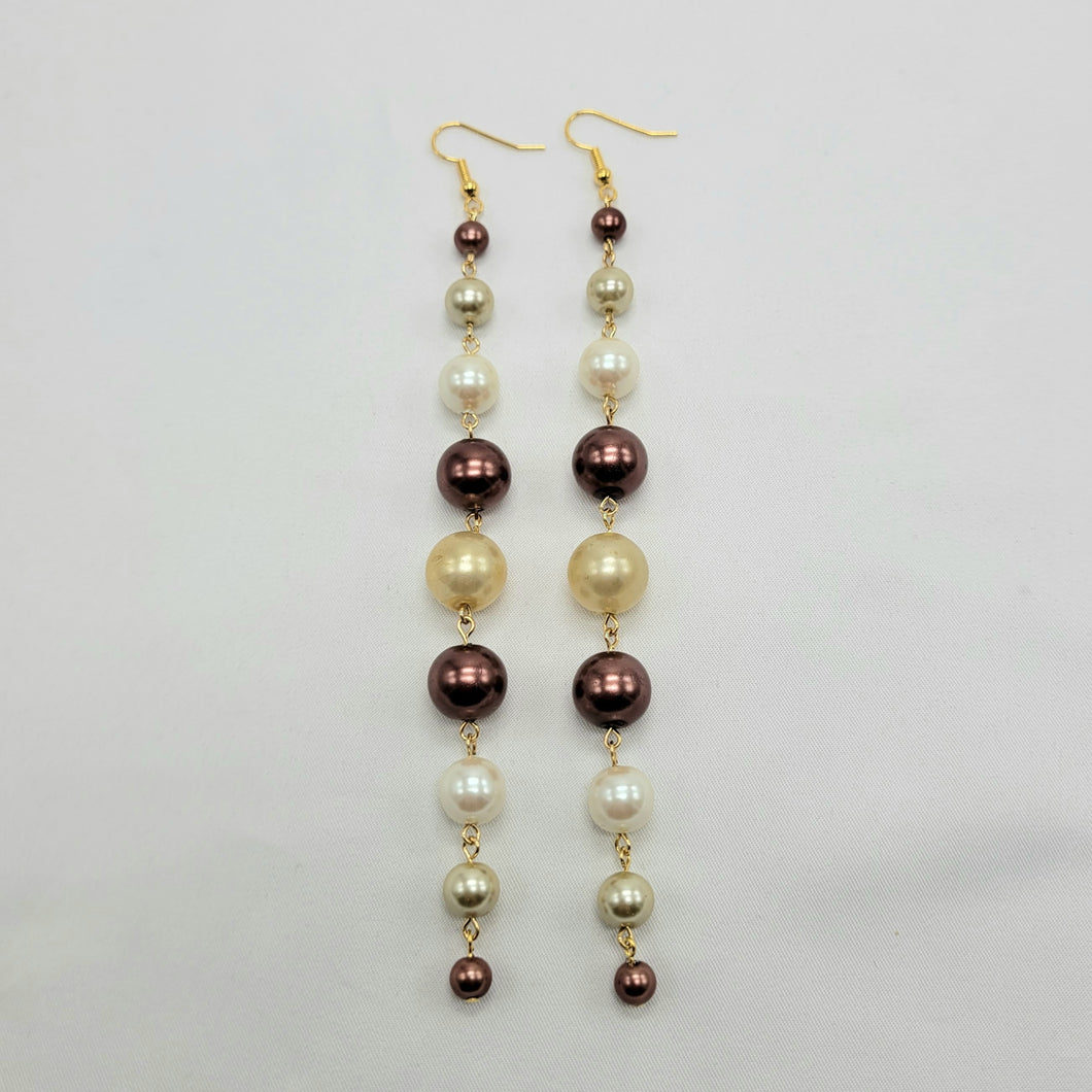Row of Pearls Earrings