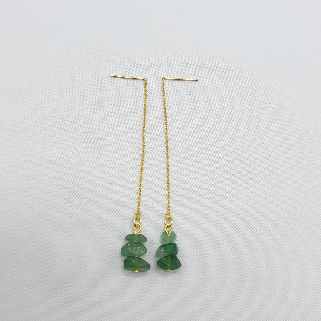 Green Aventurine Earring Thread
