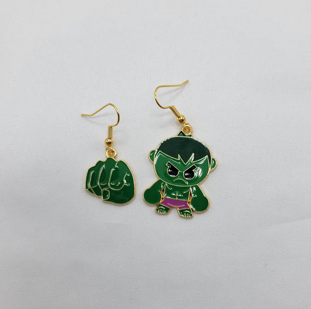 Super Smash and Fist Earrings