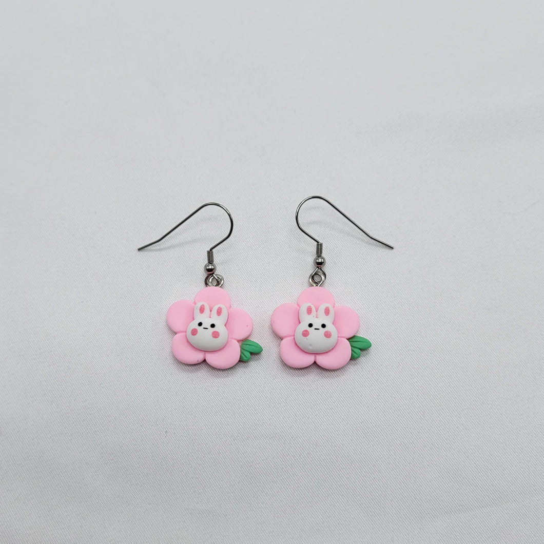 Bunny Flower Earrings