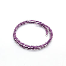 Load image into Gallery viewer, Purple Seed Bead Wrap Bracelet
