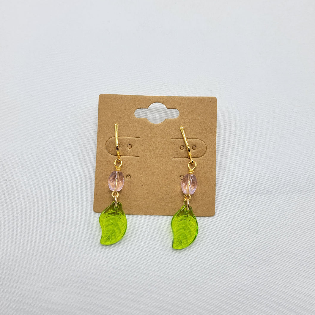 Leaf Clip On Earrings