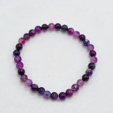 Load image into Gallery viewer, Purple Agate Bracelet
