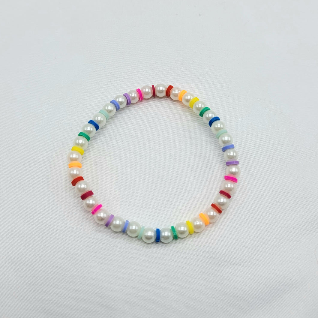 Rainbow Pearl Bracelet