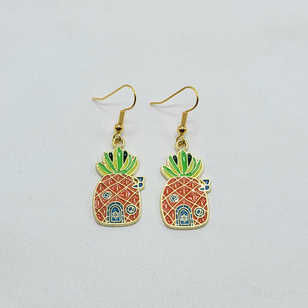 Pineapple House Earrings