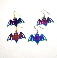 Load image into Gallery viewer, Laser cut bat earrings
