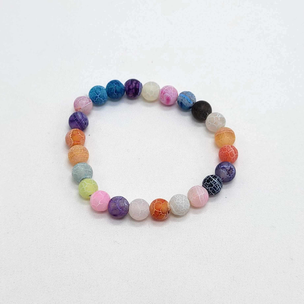 Crackled Bead Bracelet