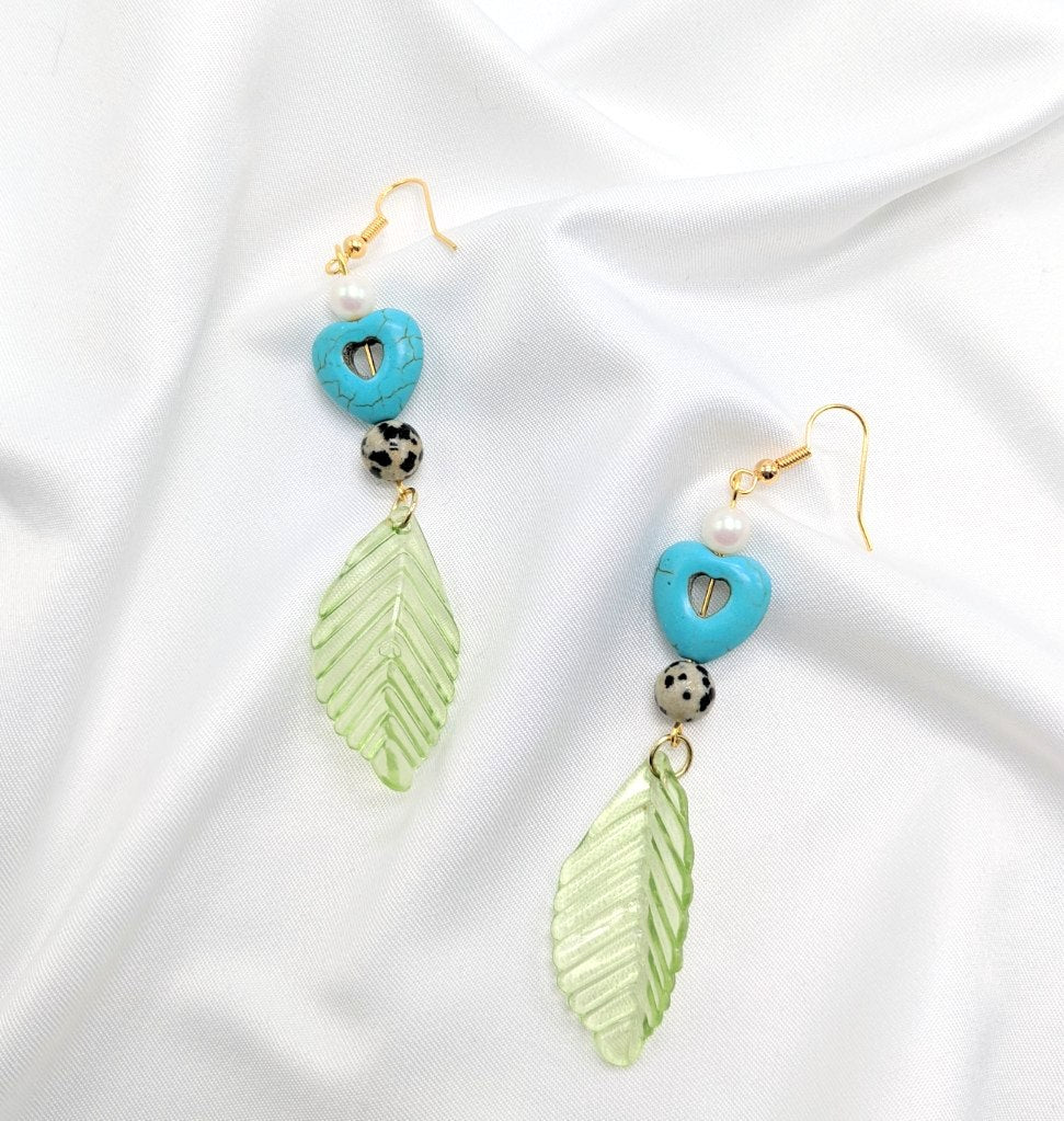 Hearts and Leaves Earrings