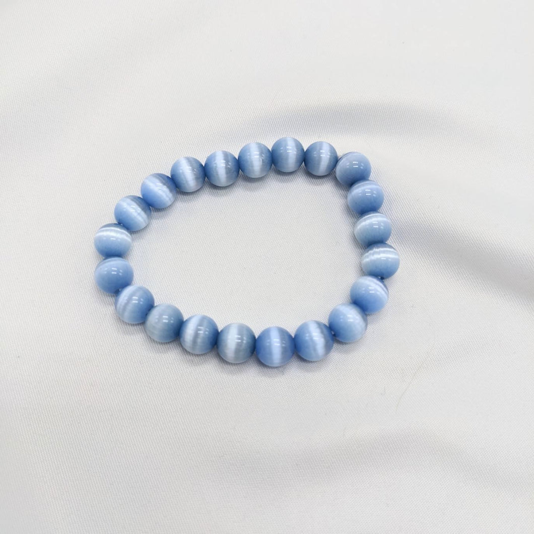 Blue Cats Eye Bracelet