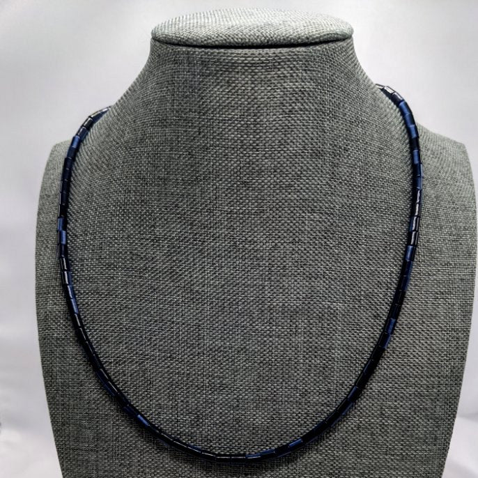 Blue Cats Eye Necklace