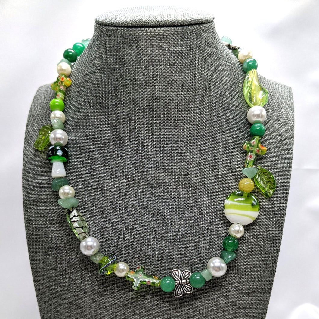 Spring Glass Necklace