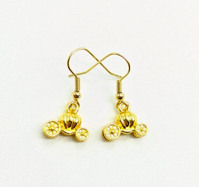 Golden Carriage Earrings