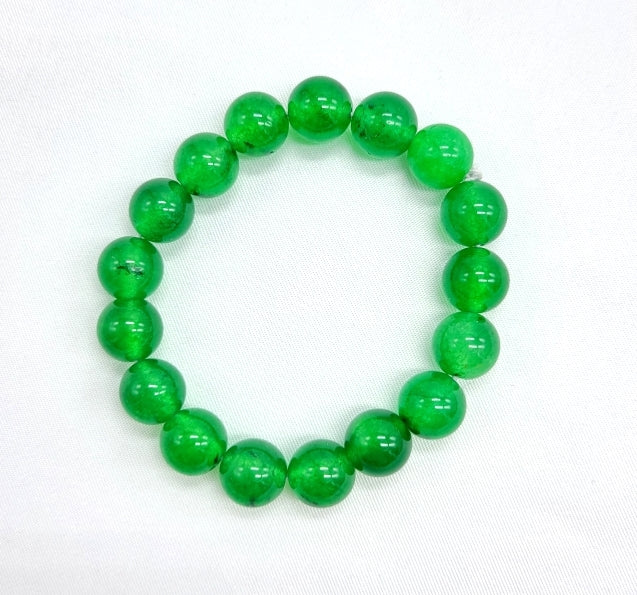 Green Quartzite Stretch Bracelet