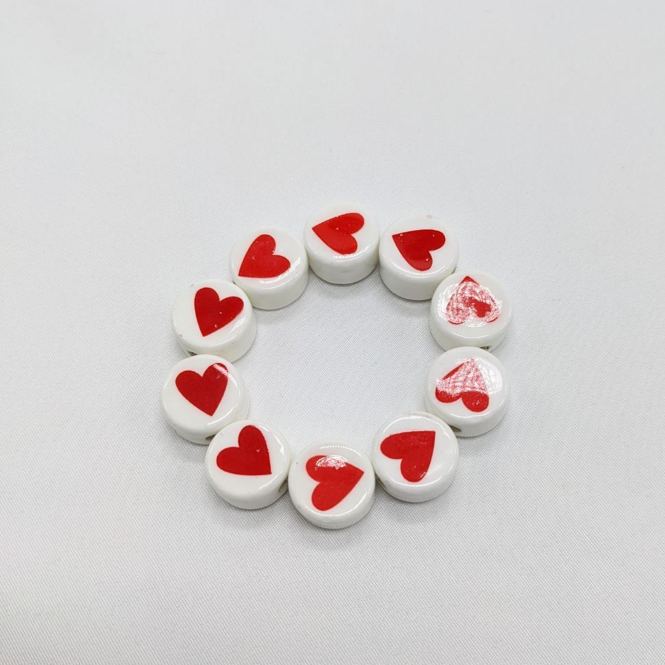 Ceramic Heart Bracelet