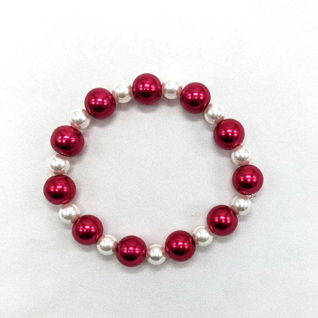 Pearlized Bead Bracelet