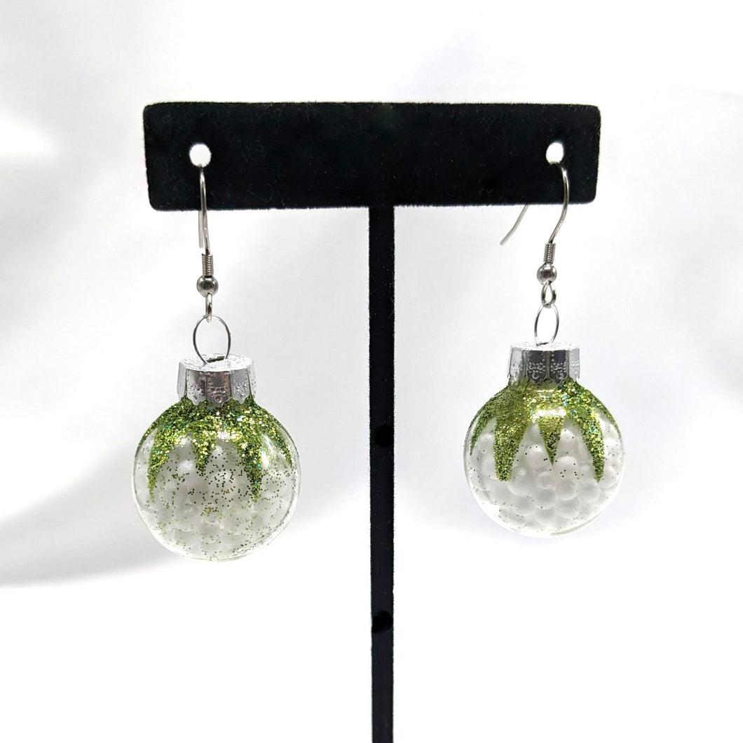 Snowball Ornament Earrings