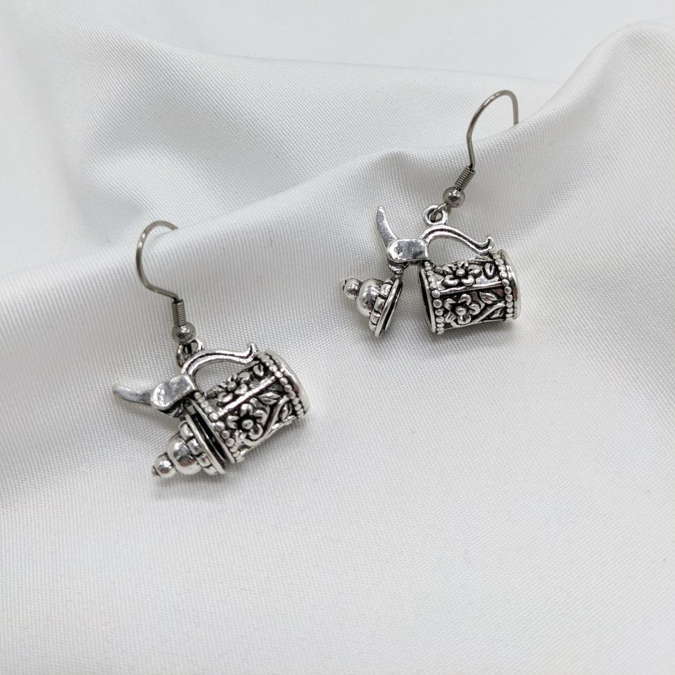 Silver Stein Earrings