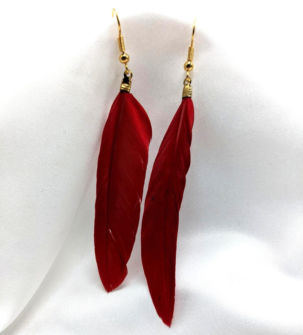 Hawk's Feather Earrings