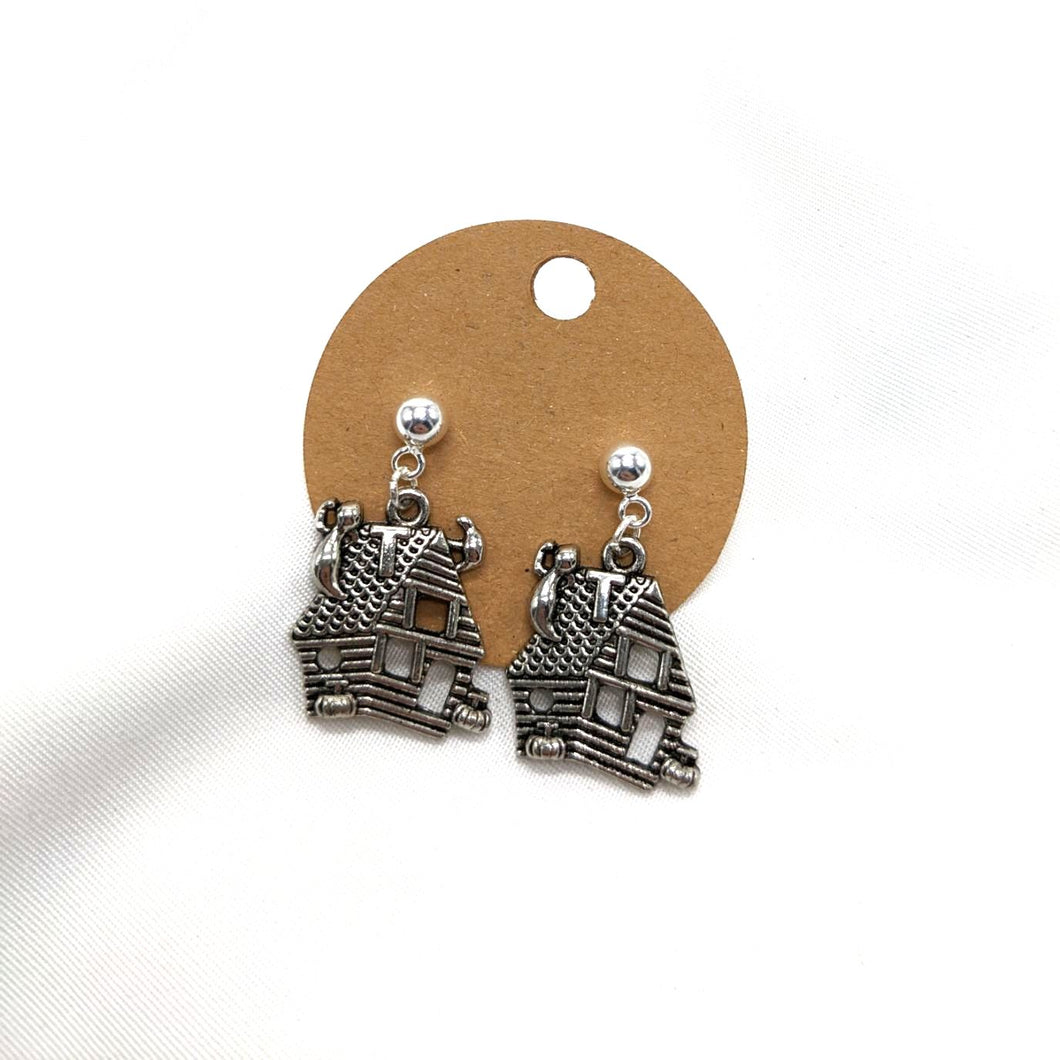 Haunted House Earrings