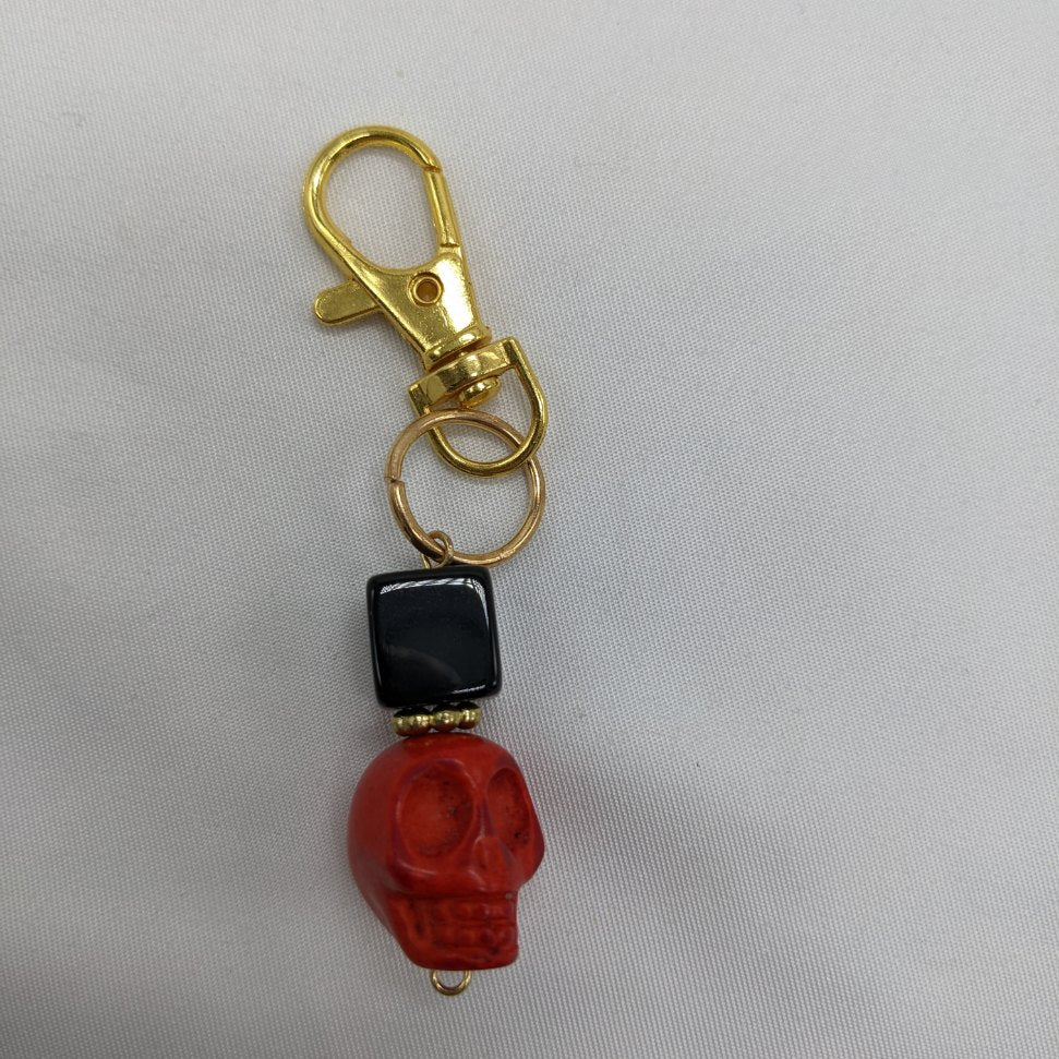 Red Skull Key Chain