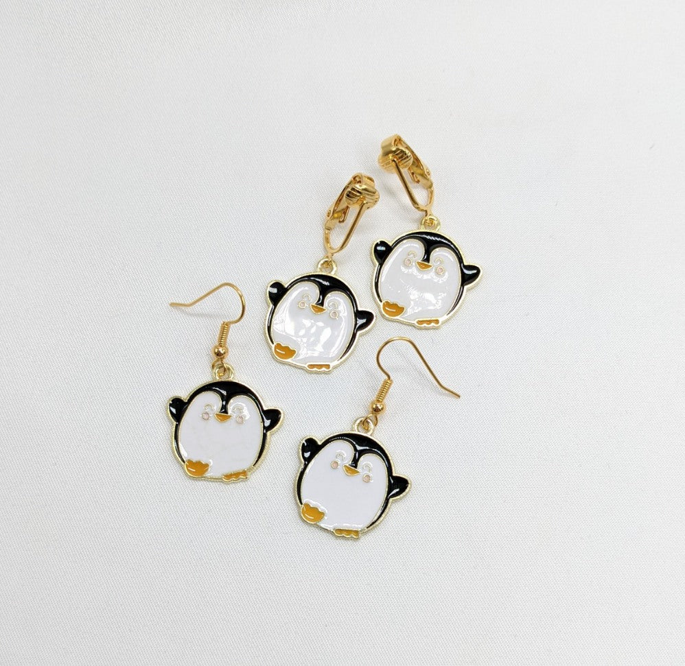 Cartoon Penguin Earrings