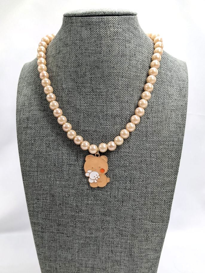 Bear and Bunny Necklace