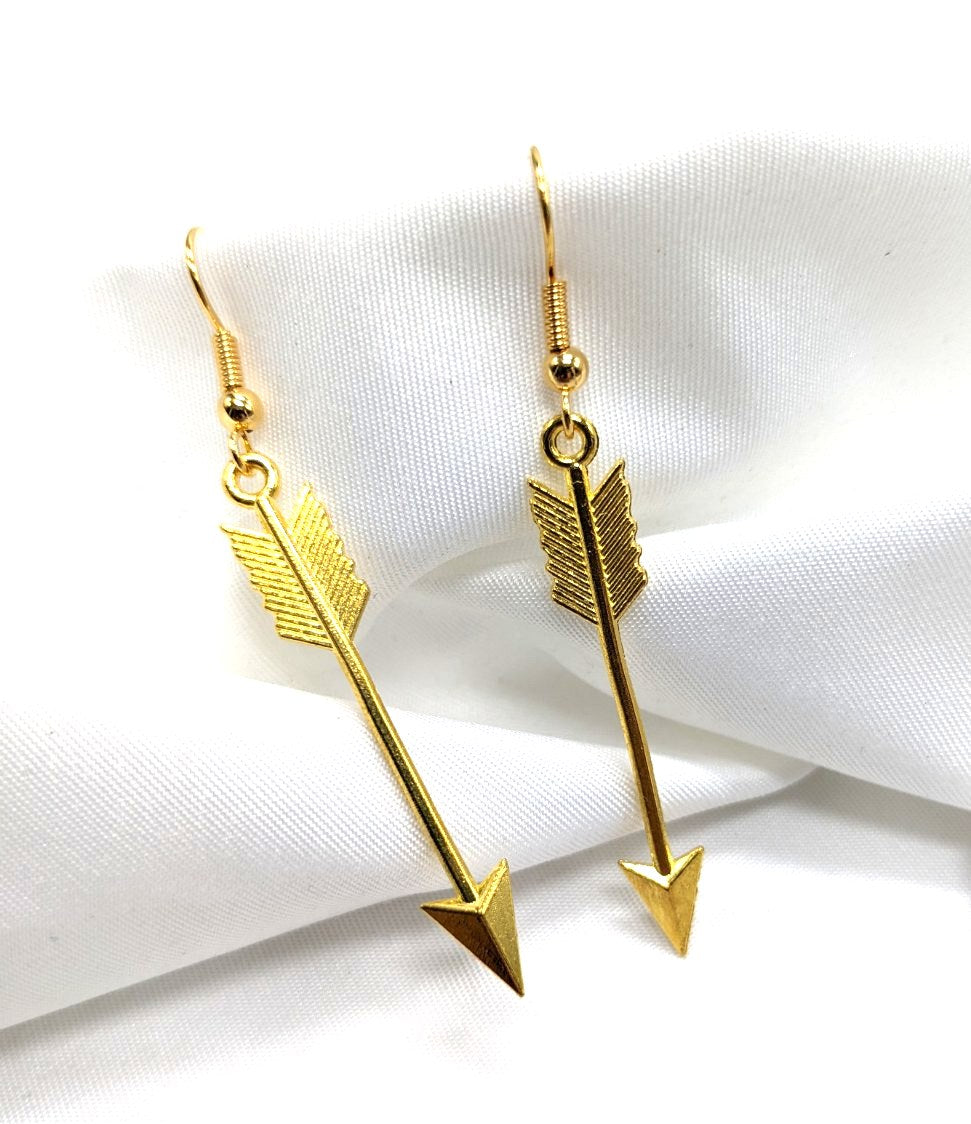 Golden Arrow Earrings