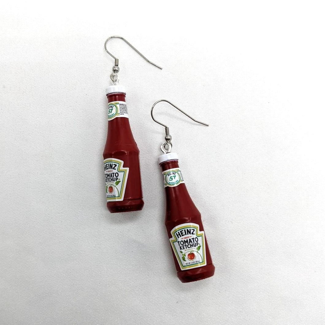 Heinz Ketchup Earrings