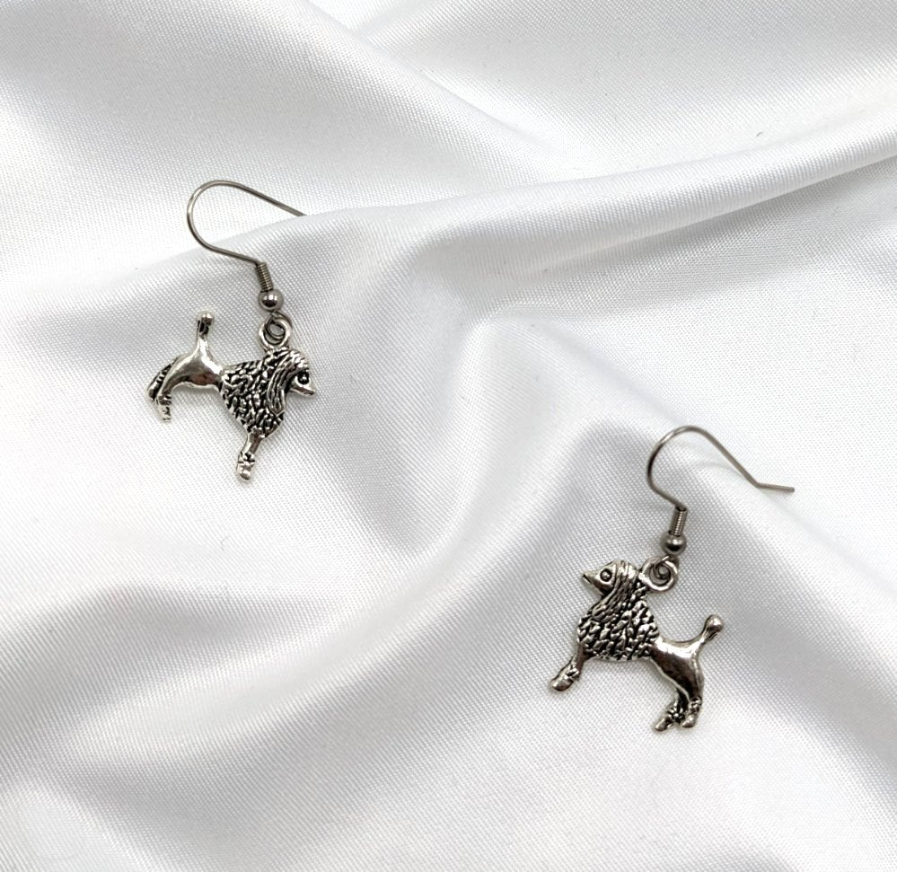 Poodle Earrings