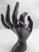 Load image into Gallery viewer, Amethyst Beaded Ring

