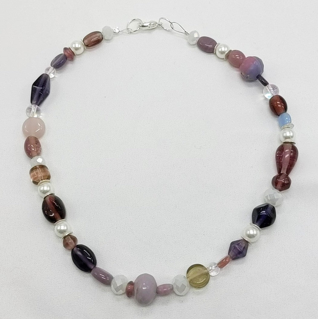 Beads of Purple Necklace