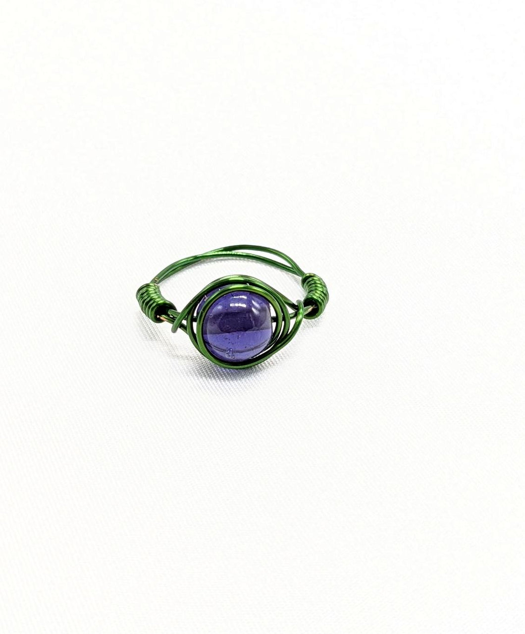 Purple on Green Ring