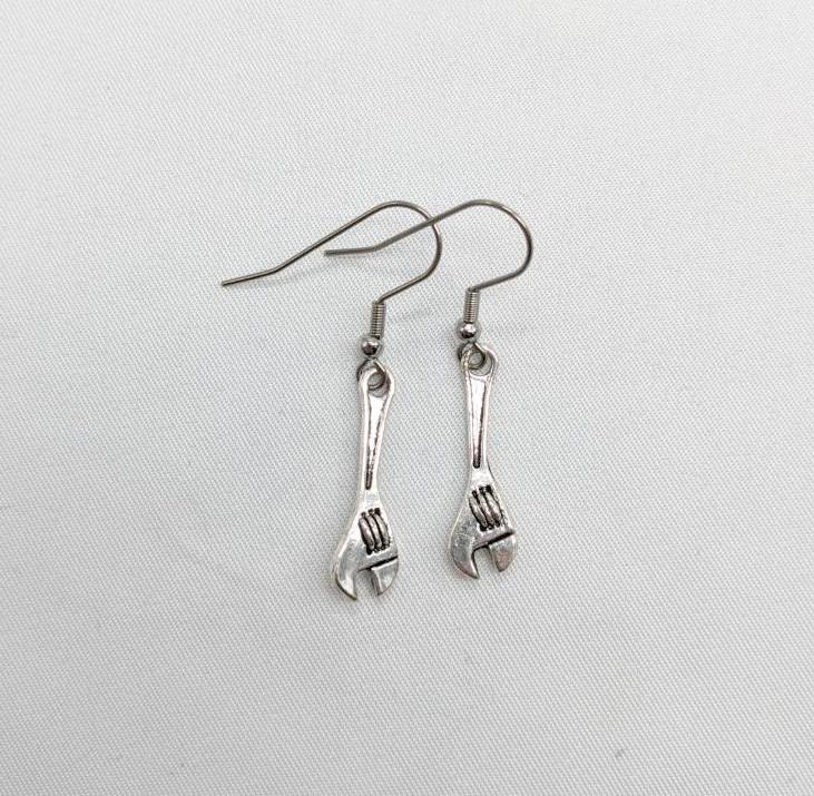 Tools of the Trade Wrench Earrings